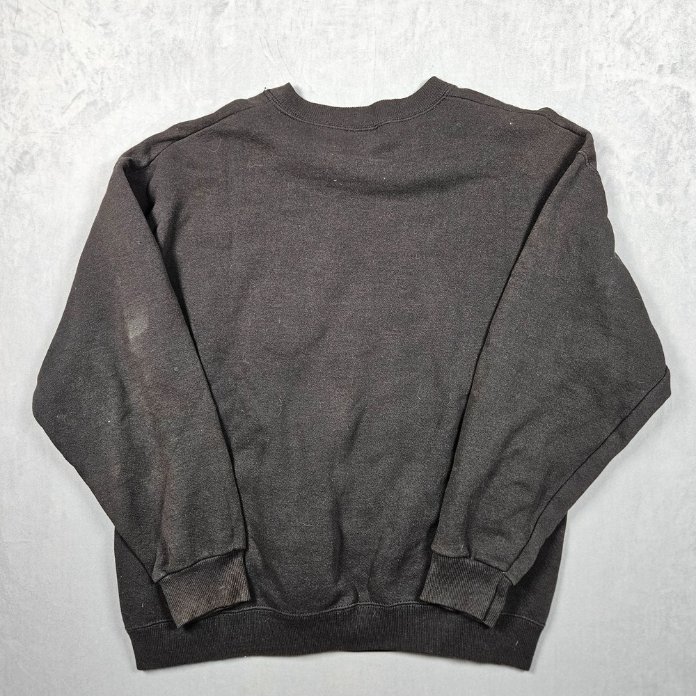 Vintage Wrangler Sweatshirt Mens Large? Black‎ Rodeo-Active Graphic Western 90s - Picture 2 of 8